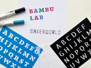 Ultimate Stencil Letters Collection for Lettering