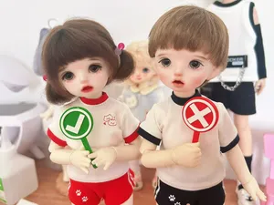 bjd娃用打卡对错牌