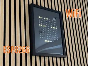 Grid for Wordclock 2.0 ESP8266 w2812B Neopixel