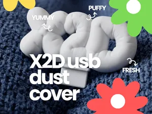 X2D USB Cute Dust Cover