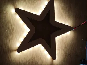五角星灯具 star-shaped light 灯带光源