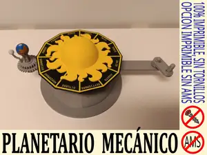 PLANETARIO MECÁNICO - TRASLACION Y ROTACION.