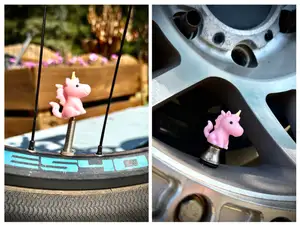 Cute Unicorn Valve Stem Caps! Cars and Bikes!
