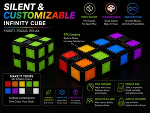 Silent & Customizable Infinity Cube (PLA + TPU)