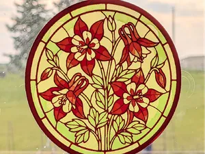 Columbine Suncatcher - Hueforge - 1 Piece/5 Color