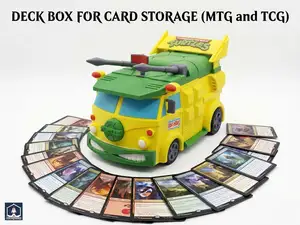 TMNT Party Wagon Deck Box / Storage Box (No AMS)