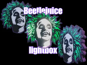 Beetlejuice Lightbox – Glow From the Other Side