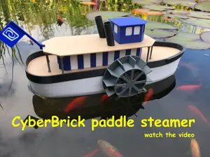 CyberBrick paddle steamer