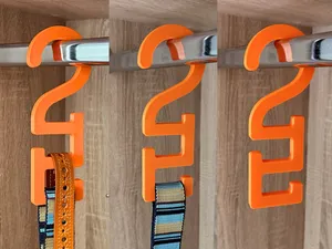 Closet Rod Bag & Belt Hanger