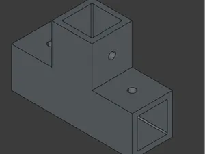 T-JOINT for Aluminium profile 30x30 - 6mm screw