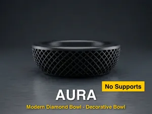 Modern Decor Bowl - Kitchen Organizer - No Support