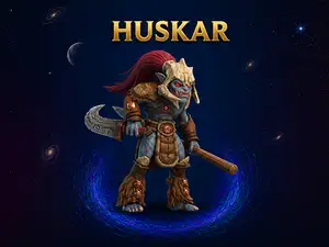 DOTA 2 HUSKAR CHIBI STYLE