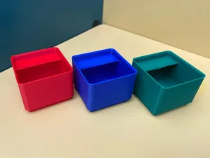 Gridfinity 1x1 Bin (4U) – Lightweight & Fast Print