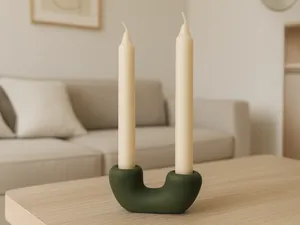 Kerzenständer Duo - Organische Form