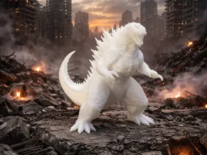 Godzilla - a giant monster - Decor