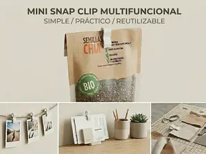 UN CLIP. 4 USOS. | Mini SnapClip 2.0