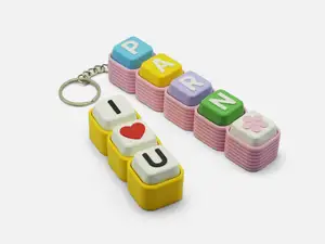 Customizable Name/Word Clicker Keychain