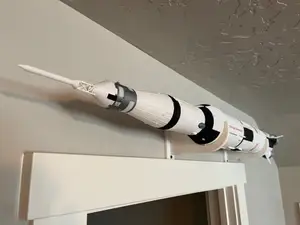 Saturn V 1:100 (43") Horizontal Wall Mount