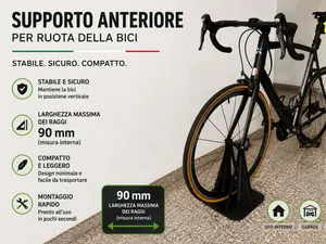supporto ruota anteriore bici in pla