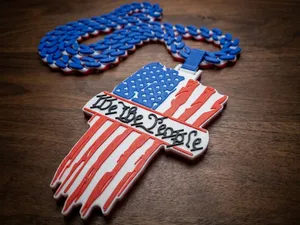 We The People American Flag Hype Chain