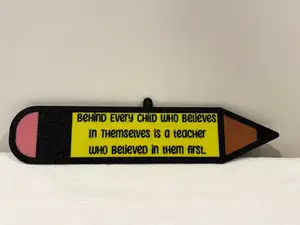 Teacher quote sign gift