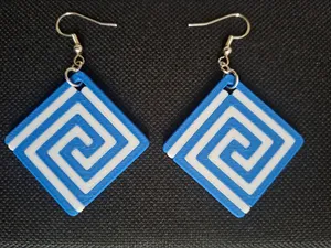 Meander of the Gods – Earrings