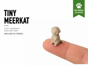 Tiny Cute Meerkat - Mini Animals Series