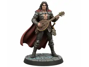 Bard Human Male D&D Miniature (40mm)