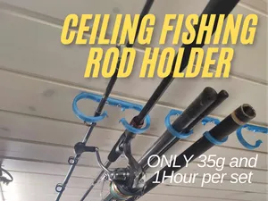 Ceiling Fishing Rod Holder V3