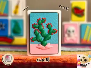 El Nopal Loteria Card Clicker Fidget