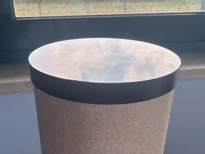 DISCO CHIUDI BOBINA DI CARTONE Ø90mm