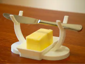Butter Dish & Knife Holder