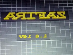 vauxhall zafira badge