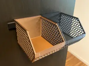 Boxen Stappelbar und Einhängbar Honeycomb