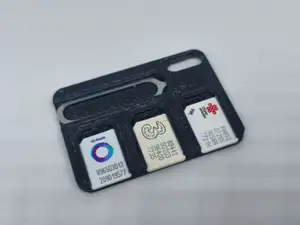 Nano SIM card (3pcs) and ejector pin holder