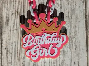 Birthday Girl chain necklace