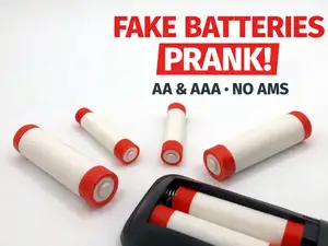 Fake Batteries Prank – Looks Real, Powers Nothing