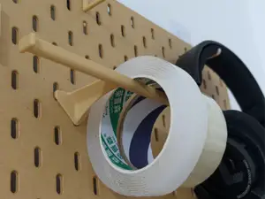 IKEA skadis pegboard tape coil holder organizer