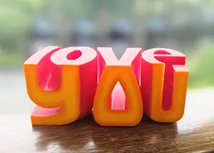 Love You Funny Desoration Keychain爱你创意摆件钥匙扣
