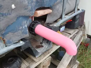 Longer version of faucet spout for 1000L IBC tank
