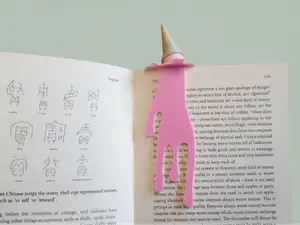 ice cream cone bookmark (melting)