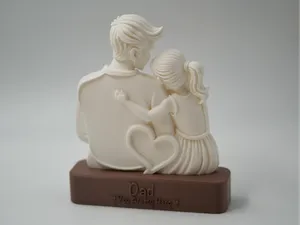 Dad & Daughter Figurine – Father's Day Gift