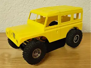 SCX24 - Land Rover Series 3 D110 Body (155mm WB)