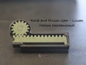 Rack and Pinion Gear – Linear Motion Mechanism
