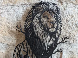 leone wall art 3D
