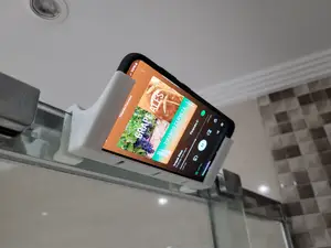 Shower Phone Holder for Samsung S24+ (8mm Glass)