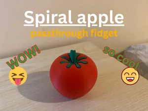 spiral apple