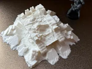 Land Raider Wreck Terrain for Wargaming