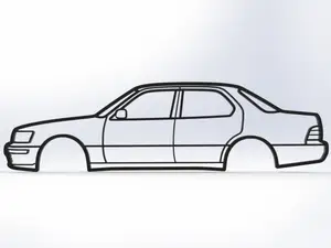Lexus LS400 Wall Art