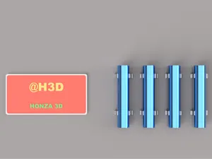 Pipe/Conduit wall clamps (Customizable) with lock
